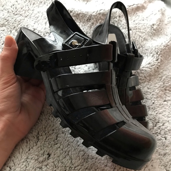 Shoes - Size 11 Black Jelly Sandals